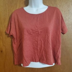 Crochet back crop top